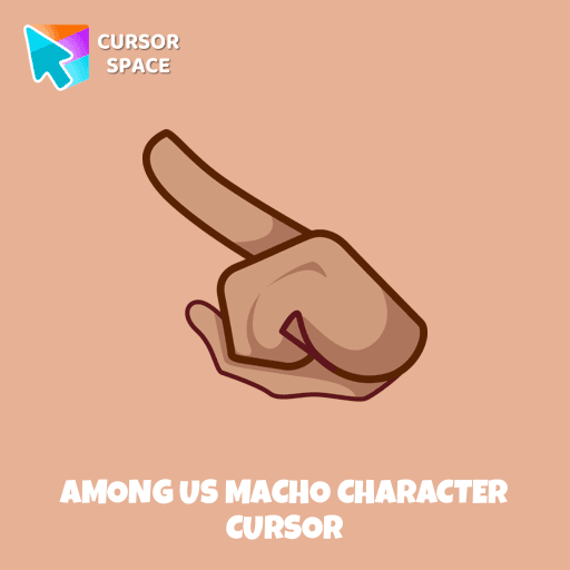 Among Us Macho Character cursor arrow cursor