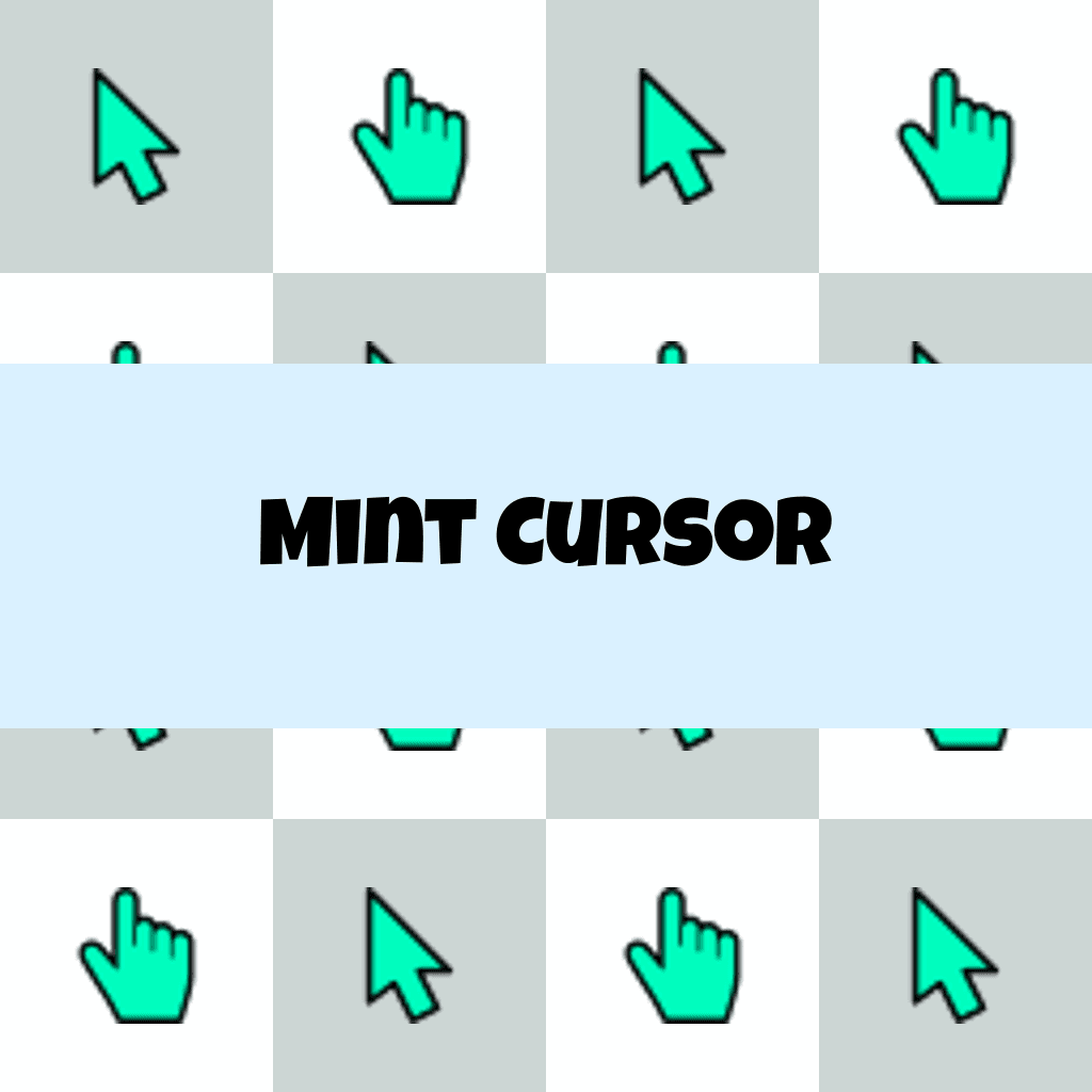 Preview Mint Cursor custom cursor pack