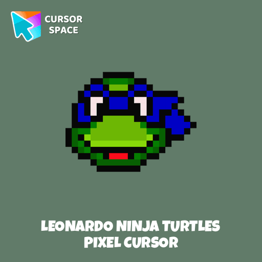 Leonardo Ninja Turtles Pixel cursor